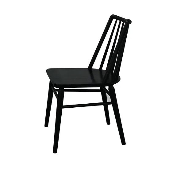 Casual Luxury Dining Chair - Set of 2 - Black