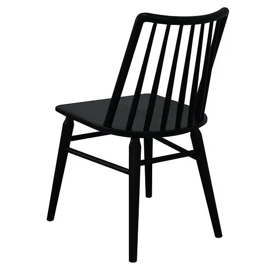 Casual Luxury Dining Chair - Set of 2 - Black