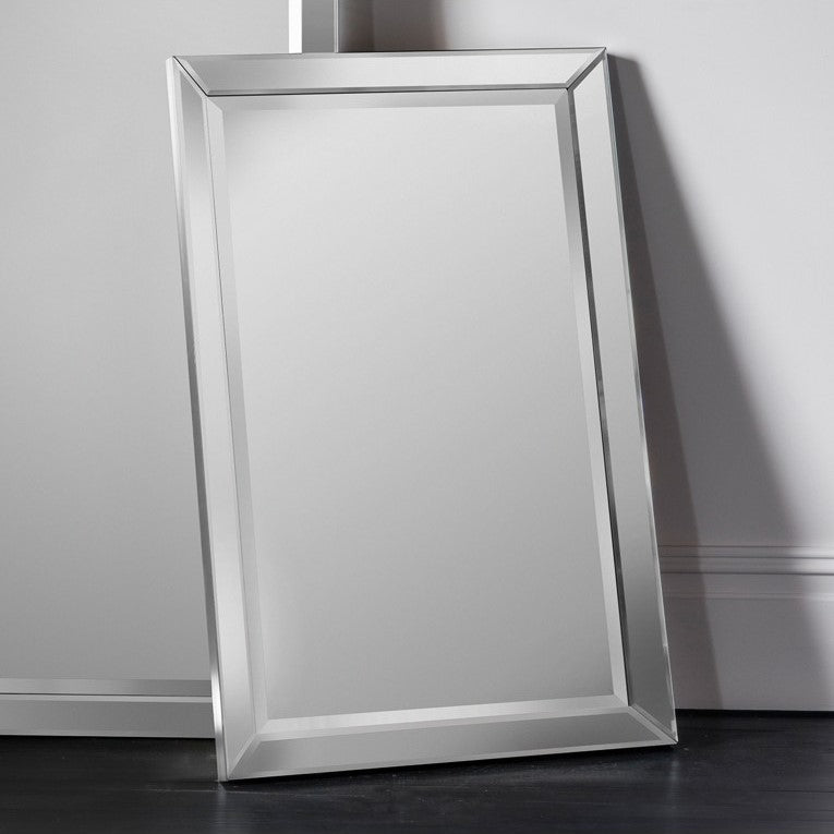 Celestial Infinity Rectangular Glass Mirror Silver