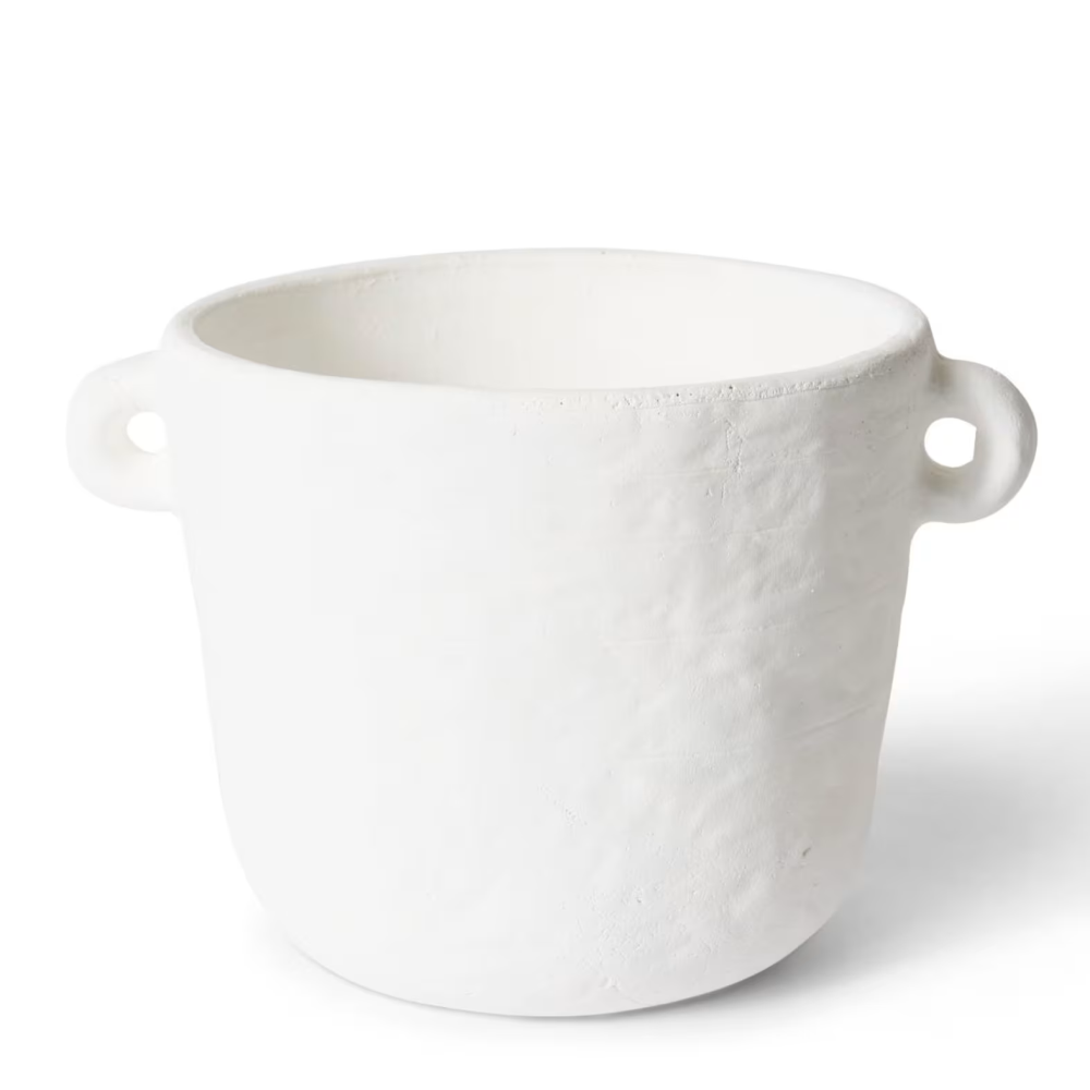 Ceramic Reese Plant Pot - White - Available in 2 Sizes