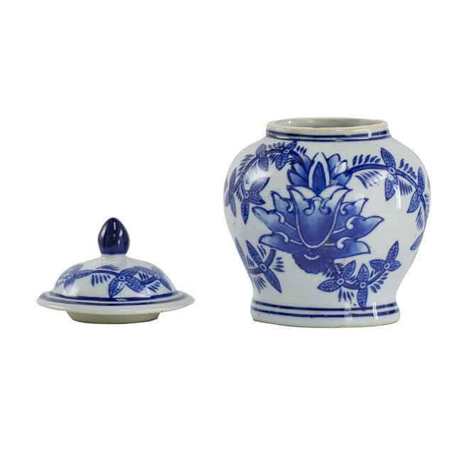Charming Aline Butterfly Lidded Vase - 13.97cm