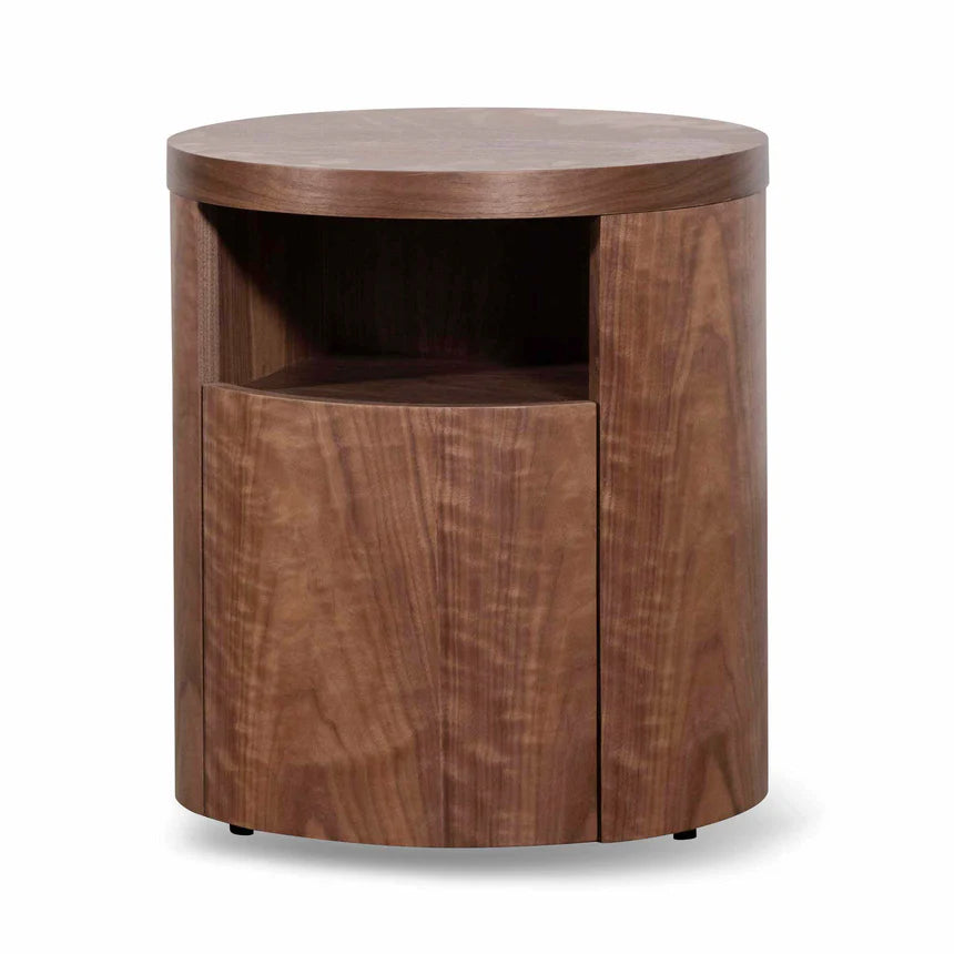 Charming Round Side Table 48.5cms - Walnut