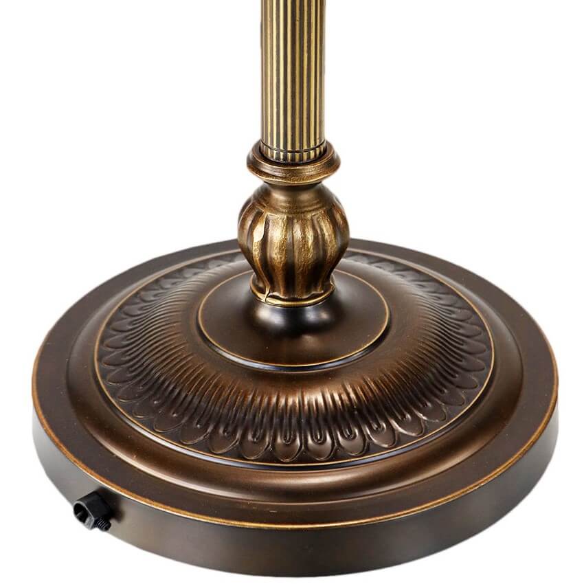 Chevron Stripes Tiffany Stained Glass Floor Lamp