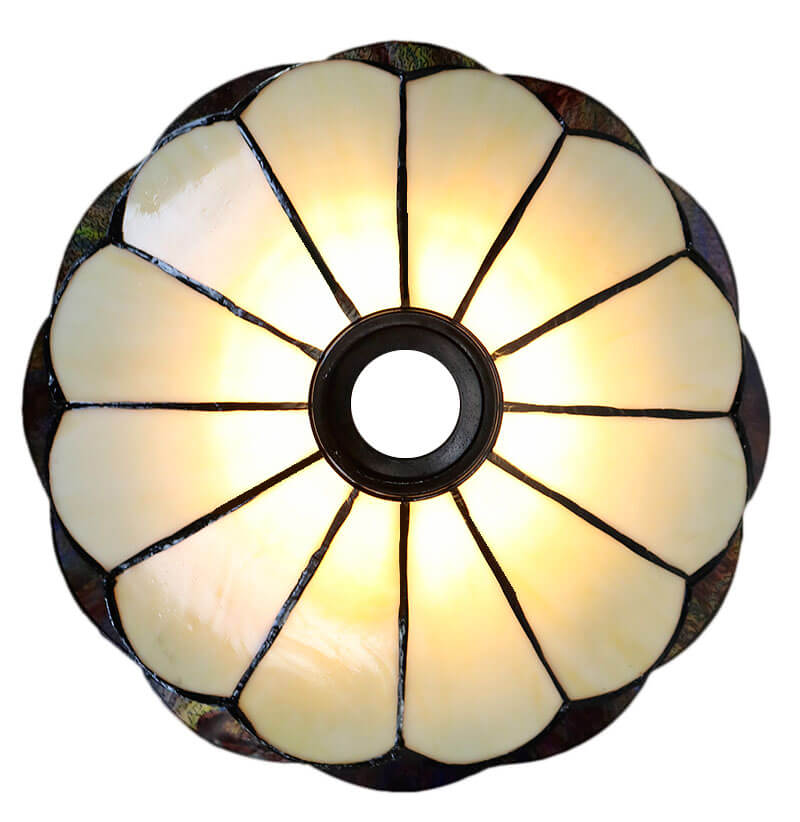 Chevron Stripes Tiffany Stained Glass Floor Lamp