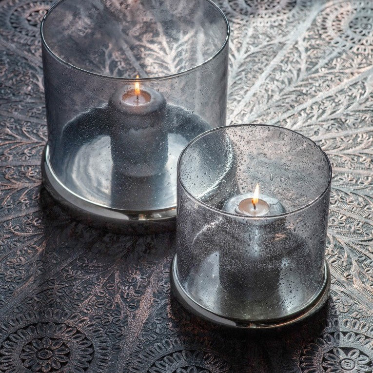 Chic Luminescence Glass Candle Holder (Available in 2 Sizes)
