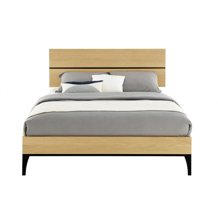 Chic Scandic Queen Size Bed Frame - Natural
