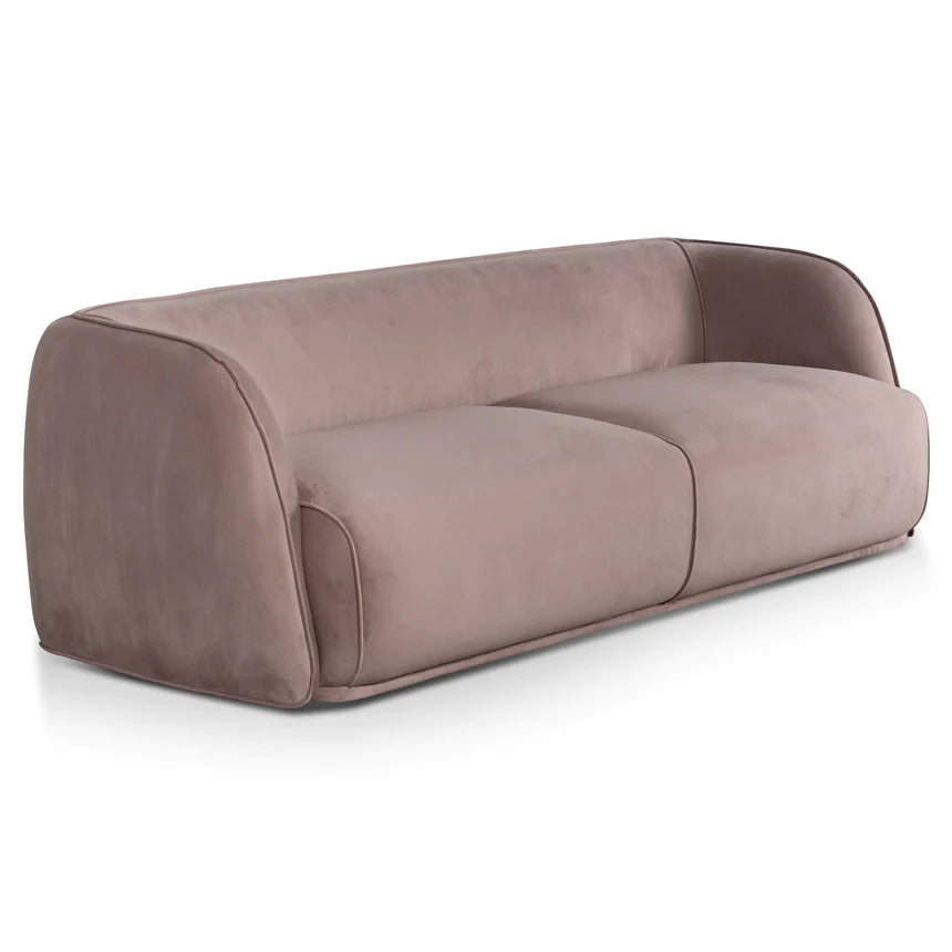 Chic Silhouettes 3-Seater Sofa - Brown