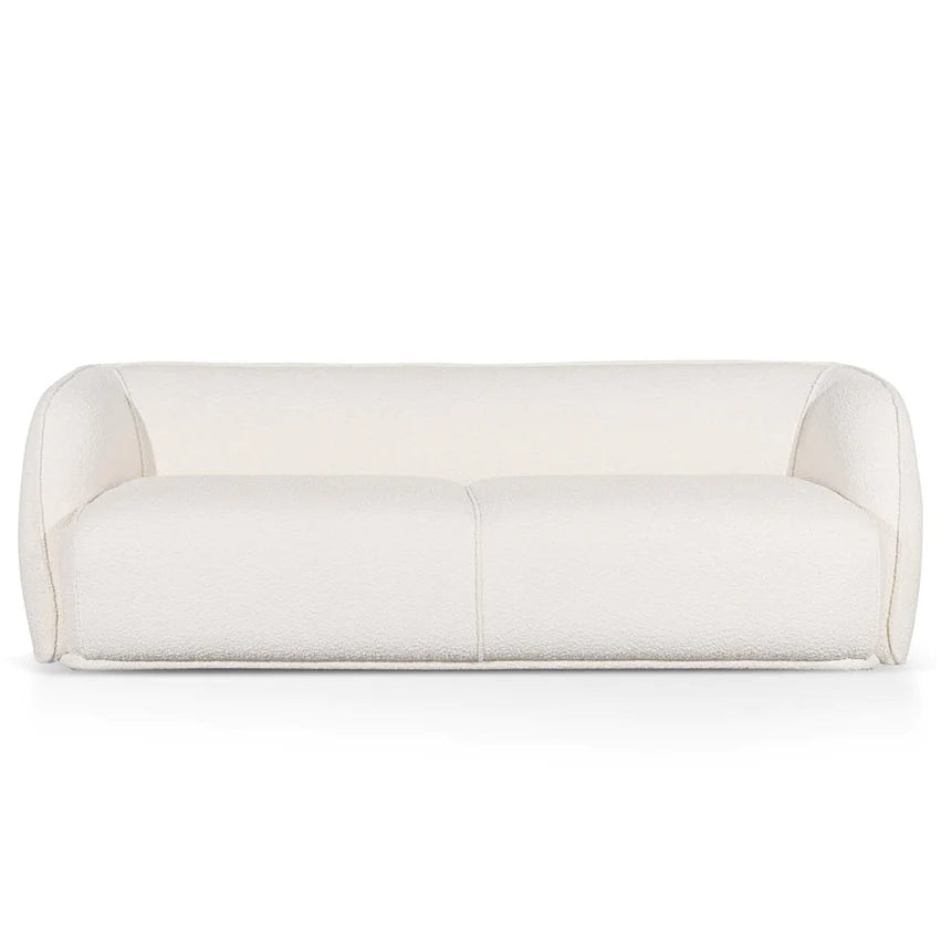 Chic Silhouettes 3-Seater Sofa - White