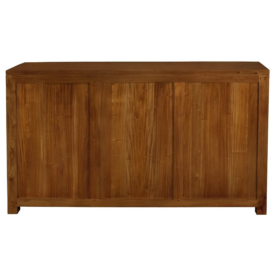 Chic Storage 3 Door 3 Drawer Buffet - Light Brown