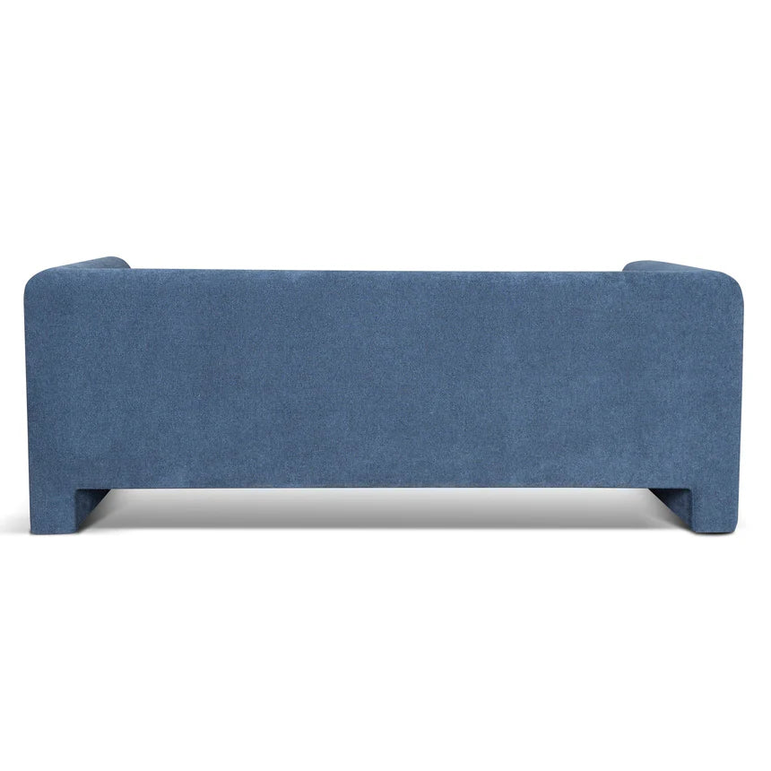 Chic & Cozy 2-Seater Fabric Sofa - Navy Blue