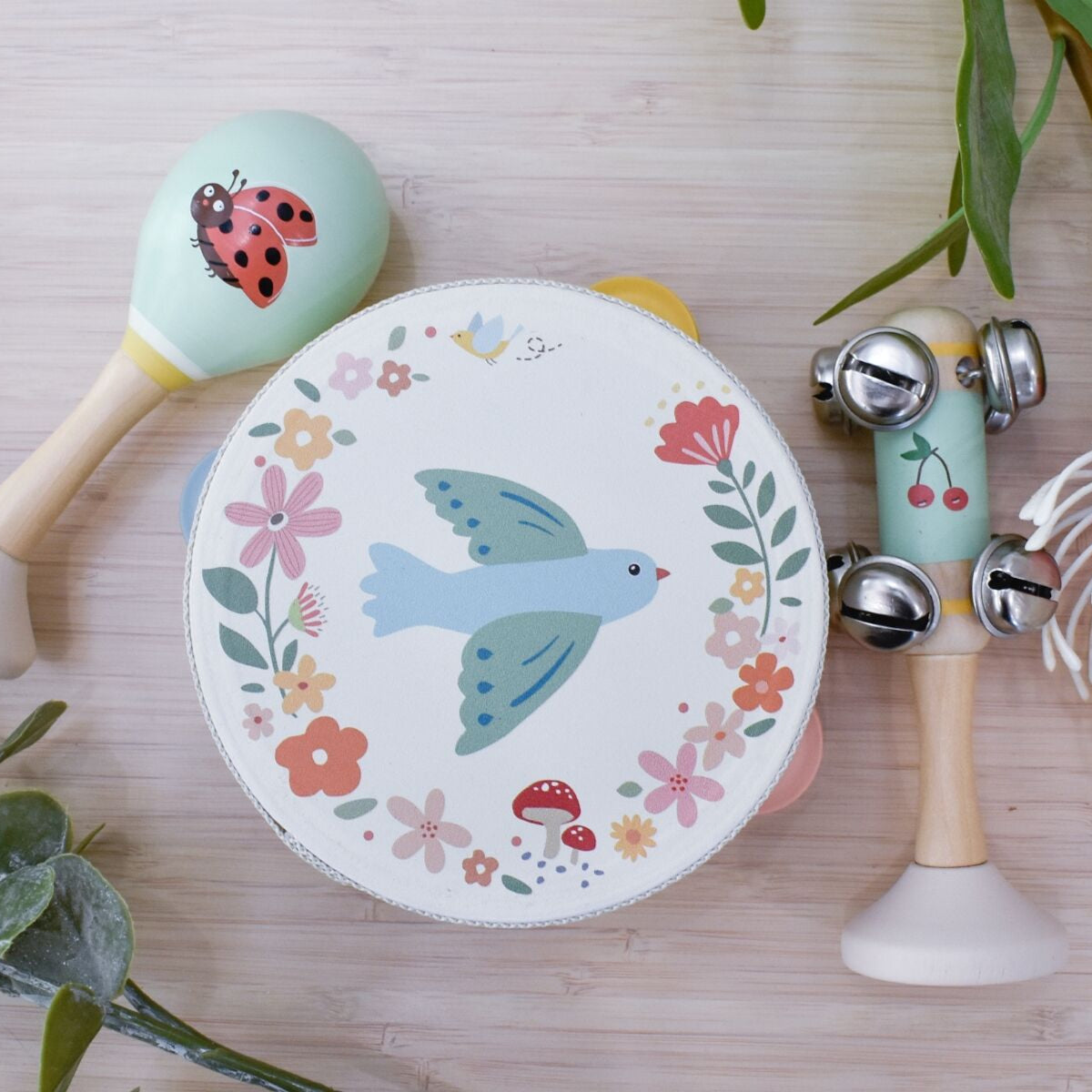 Chirping Tunes - Wooden Bird Music - Set of 3