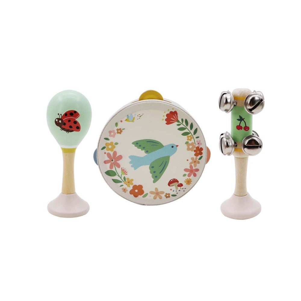 Chirping Tunes - Wooden Bird Music - Set of 3