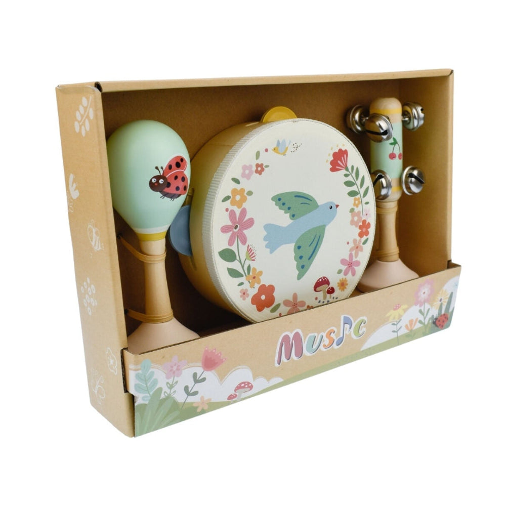 Chirping Tunes - Wooden Bird Music - Set of 3