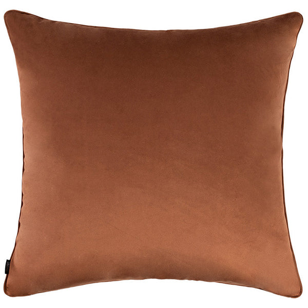 Chocolate Boucle Cushion with Feather Insert - 60x60cms