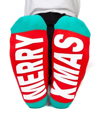 Christmas Elf Feet Speak Socks