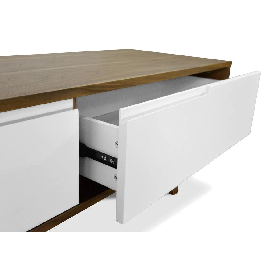 Cinematic Sensation TV Unit 210cms - Walnut