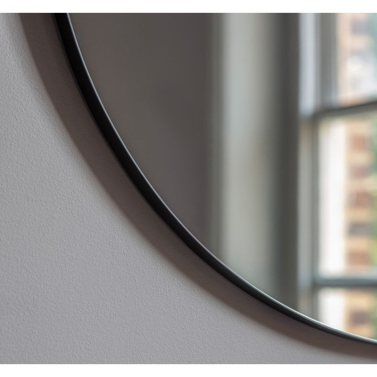 Circles of Chic: The Round Mirror Black 80cms