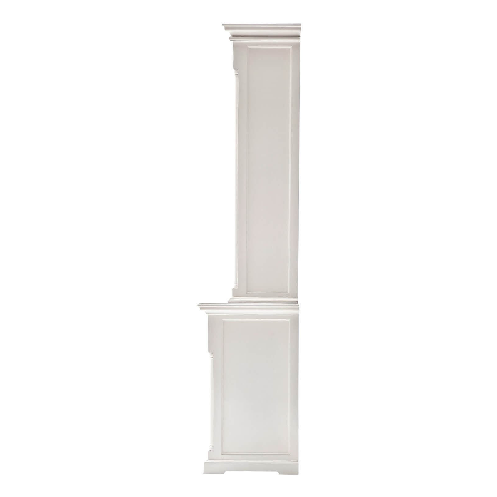 Classic Arch Hutch Cabinet 2 Drawers 4 Doors & 8 Shelves