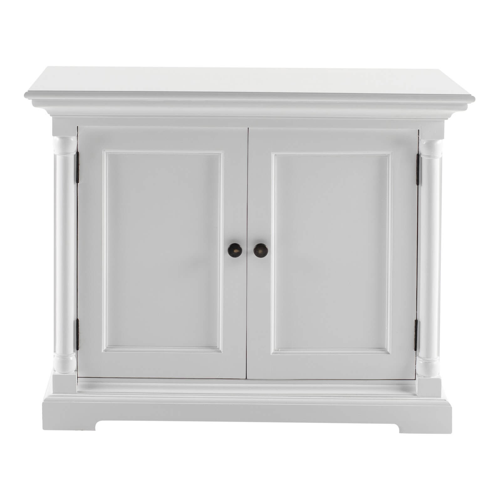 Classic Arch Hutch Cabinet 2 Doors 5 Shelves