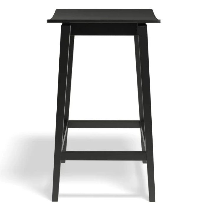 Classic Black Wooden High Stool (Available in 2 Sizes)