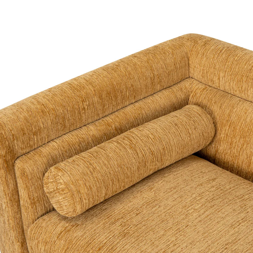 Classic Charm Yellow Sand Seater Fabric Sofa