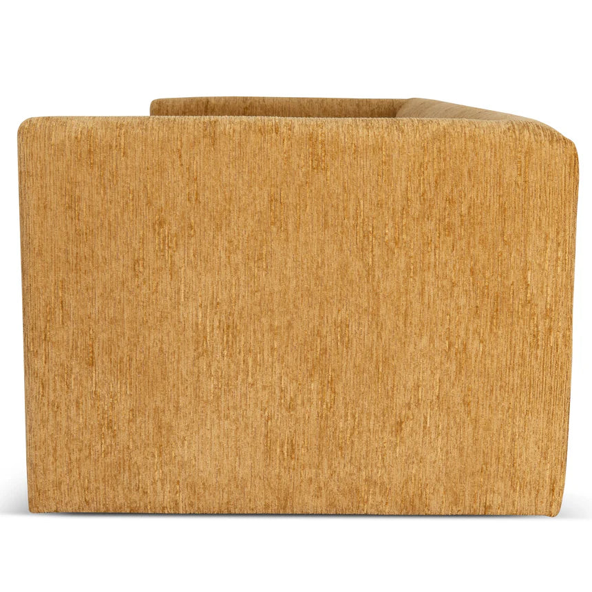 Classic Charm Yellow Sand Seater Fabric Sofa