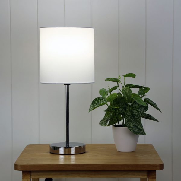 Classic Chrome Base with Shade (Available in 4 Colors)