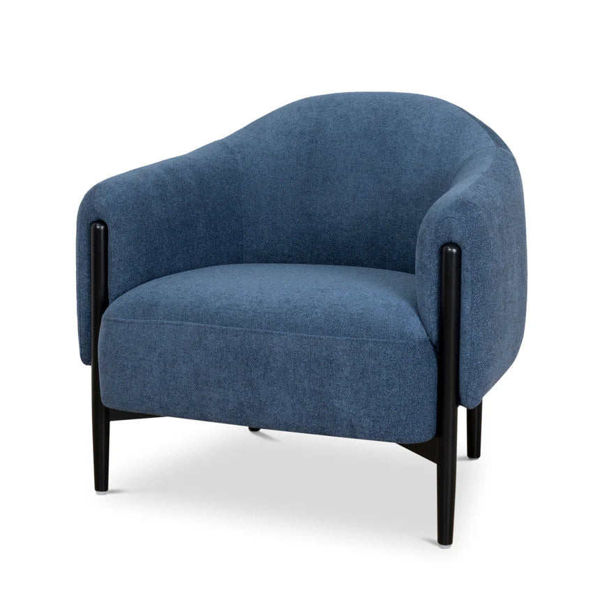 Classic Comfort Arden Fabric Armchair - Navy Blue