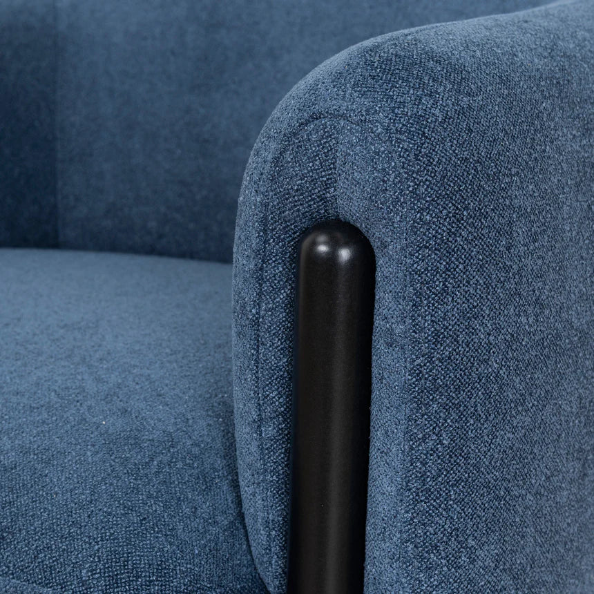 Classic Comfort Arden Fabric Armchair - Navy Blue