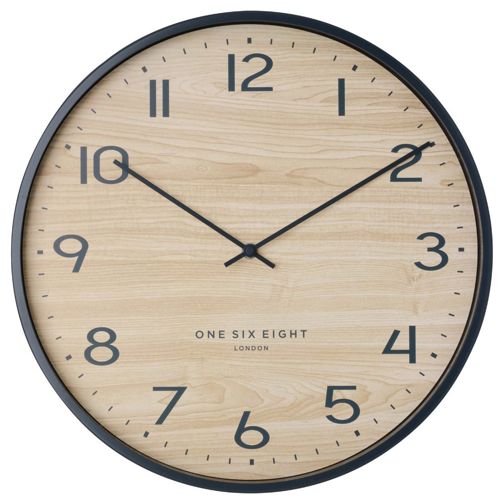 Classic Contours Wall Clock 40cms (Available in 2 colors)