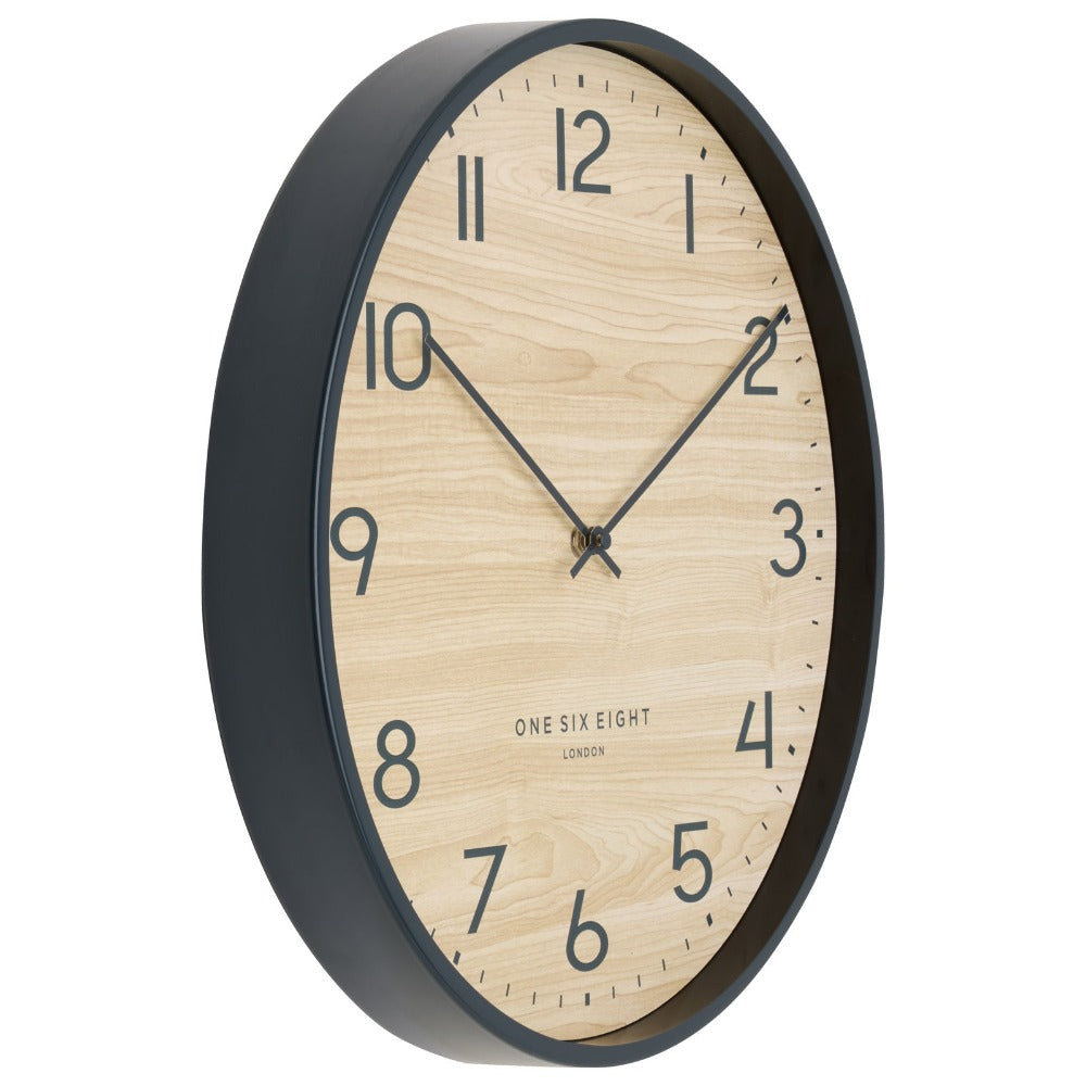 Classic Contours Wall Clock 40cms (Available in 2 colors)