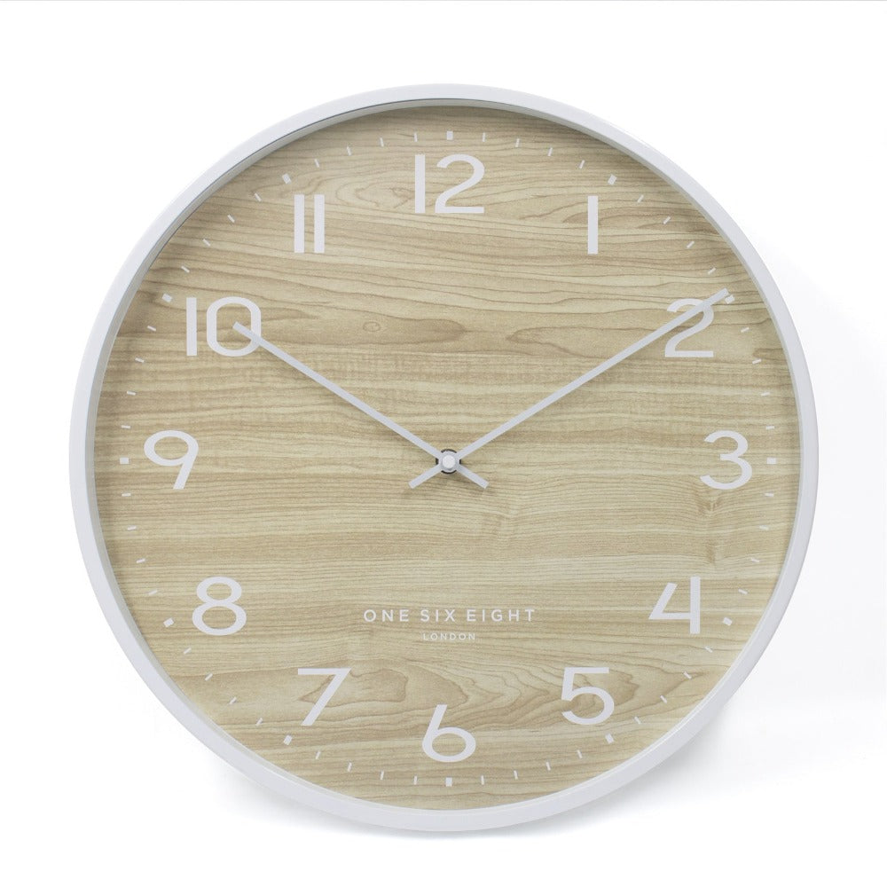 Classic Contours Wall Clock 40cms (Available in 2 colors)