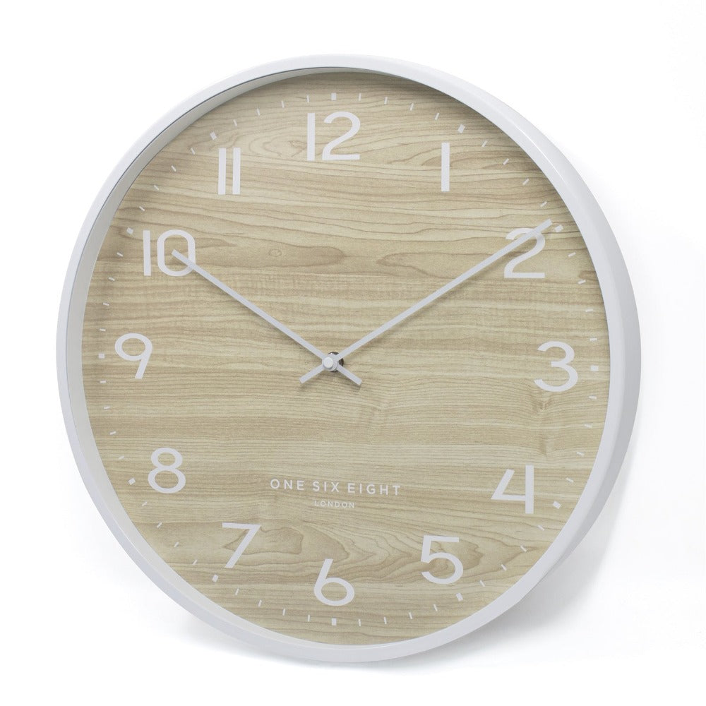 Classic Contours Wall Clock 40cms (Available in 2 colors)