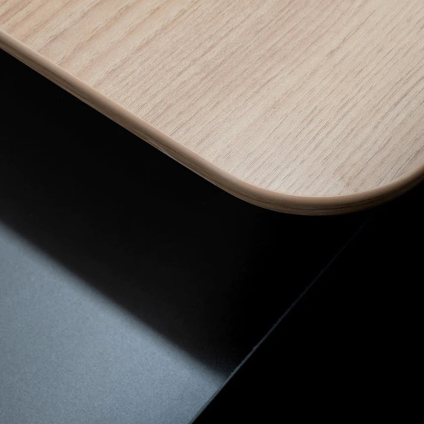 Classic Craft Left Return Office Desk 200cms - Natural