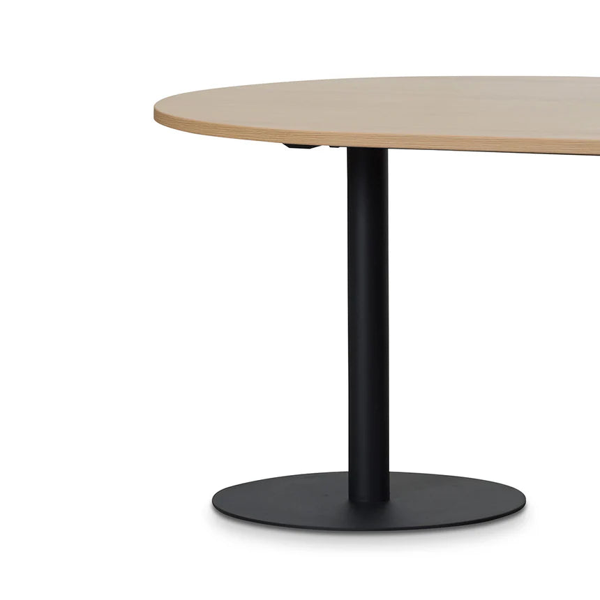 Classic Design Oval Meeting Table - Natural