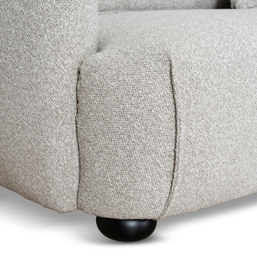 Classic Design Rowan 3-Seater Right Chaise Sofa - Grey