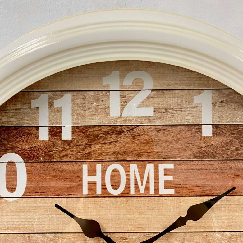 Classic Elegance Metal Frame Wall Clock 46cms