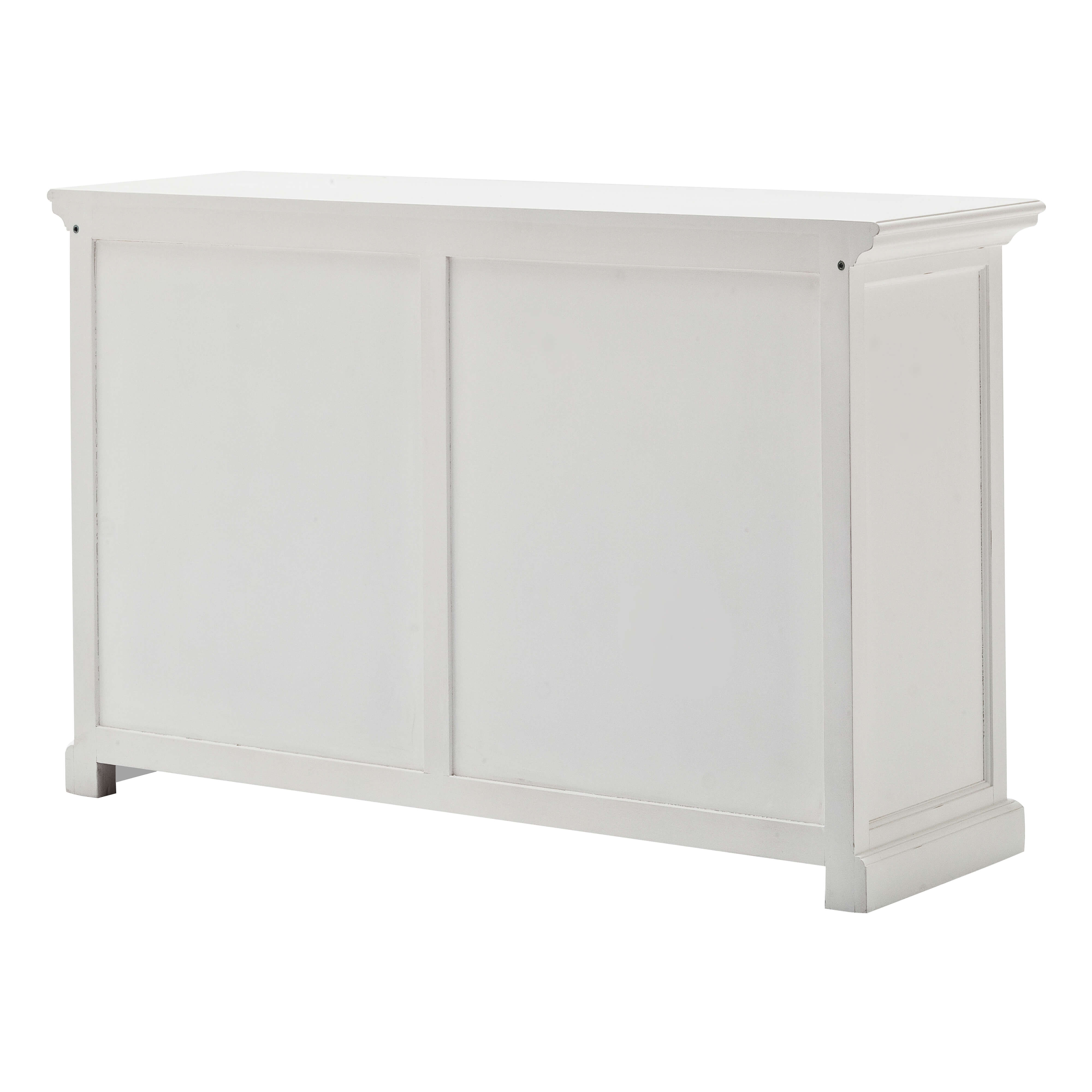 Iconic Buffet Table 3 Drawers 2 Sliding Doors White