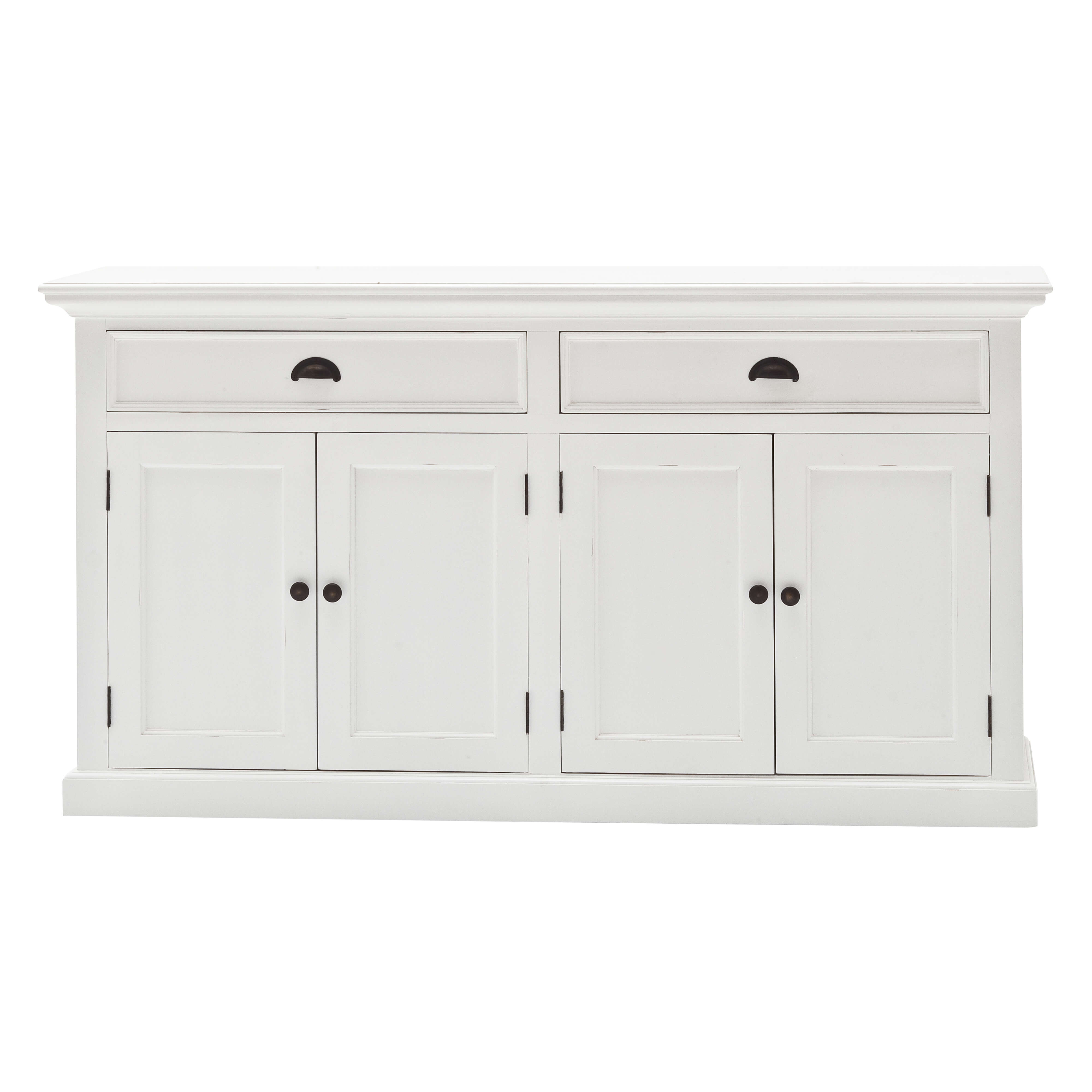Classic Farmhouse 2 Drawers 4 Doors White