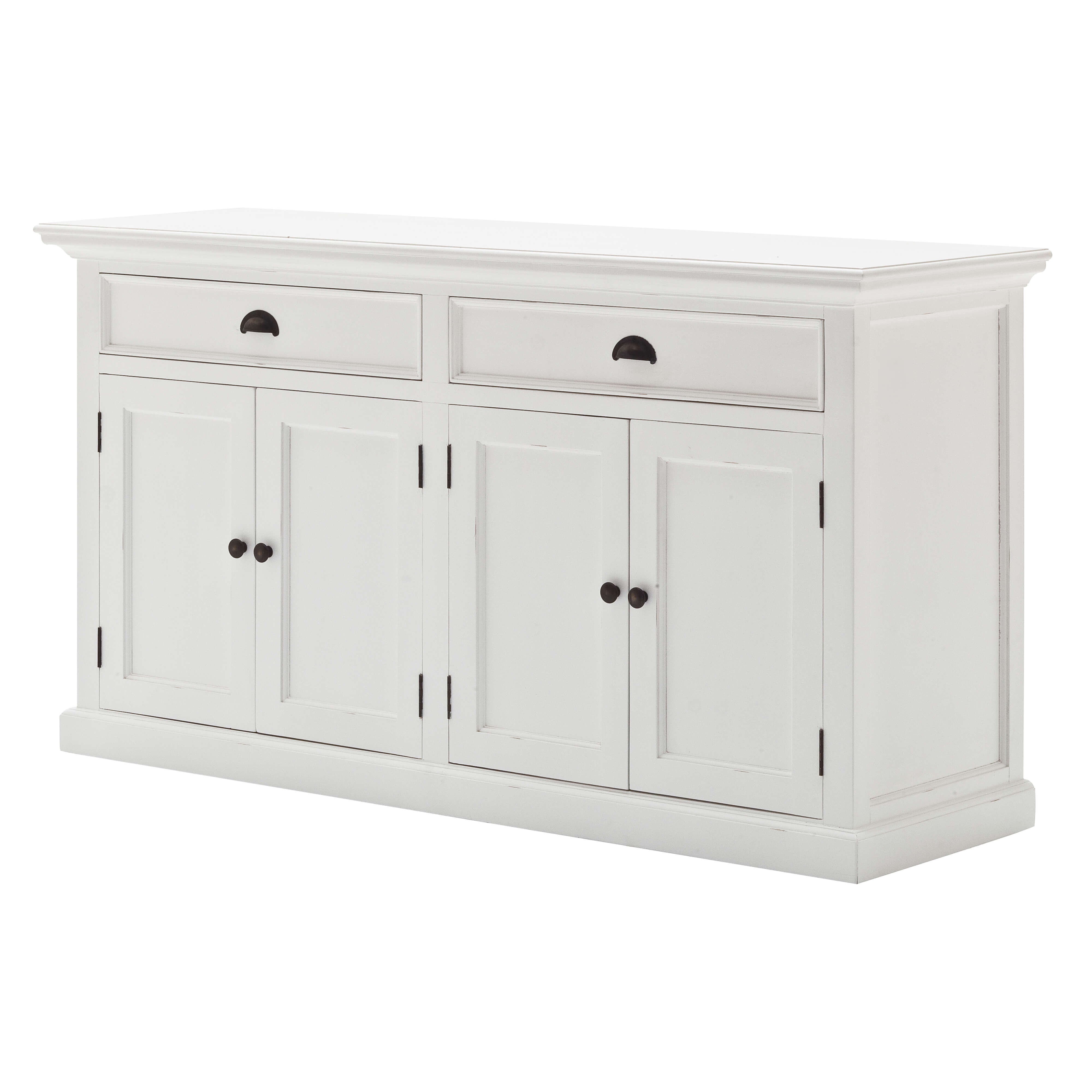 Classic Farmhouse 2 Drawers 4 Doors White