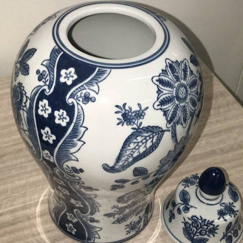 Classic Ming-Inspired Ginger Jar - 32cms