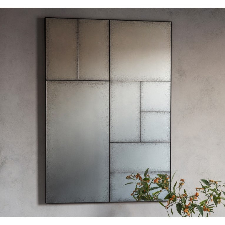 Refined Rectangular Woodville Mirror 122cms