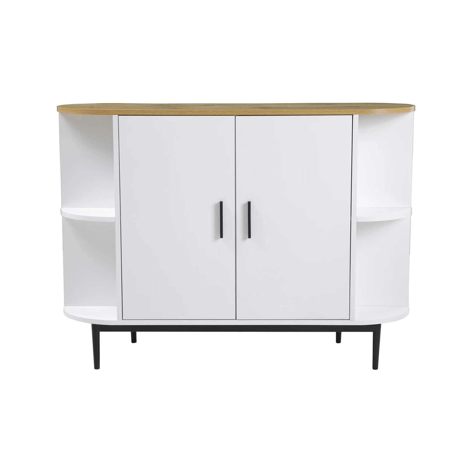 White & Natural Cozy Feel Sideboard