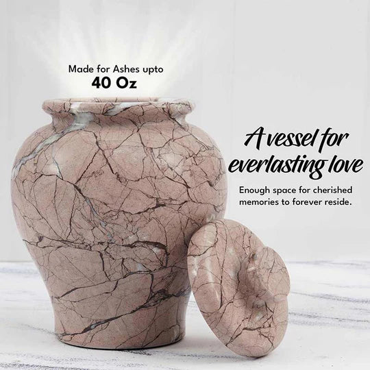 Classic Silhouette Small Sculptural Urn - Brown