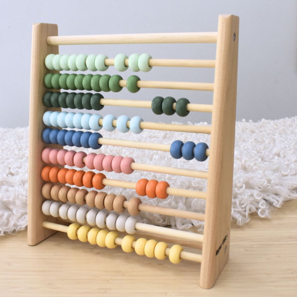 Classic Wooden Abacus - 100-Bead Counting Frame