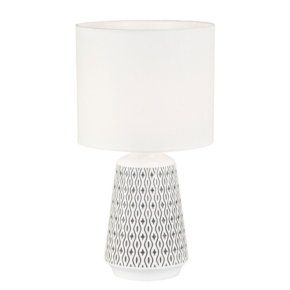 Classic Ceramic Table Lamp with Shade (Available in 6 Colors)