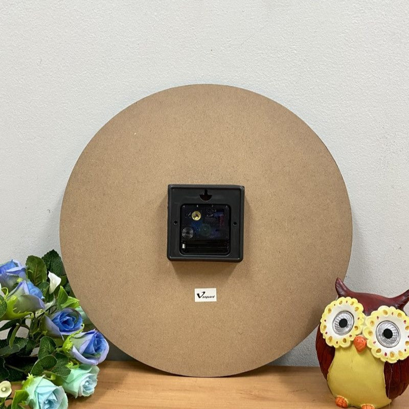 Classical MDF Dog Wall Clock 34cms