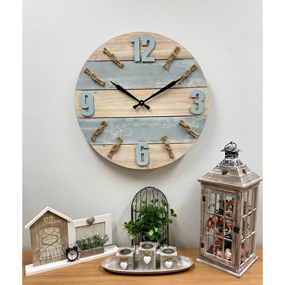 Classical Rope Style Round Wall Clock 60cms