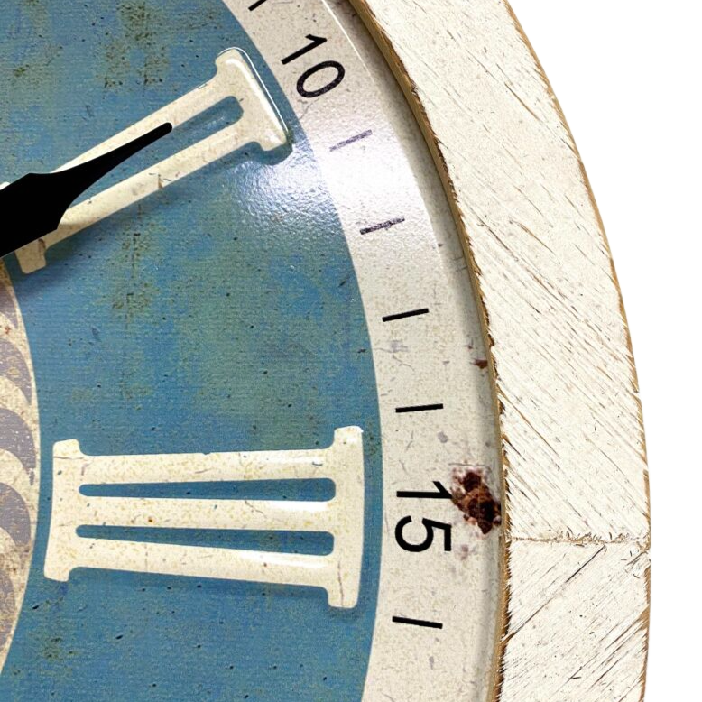 Classical Stamping Metal Dial Wall Clock 62cms