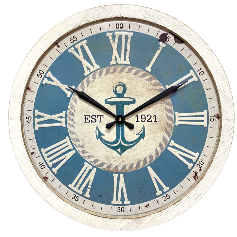 Classical Stamping Metal Dial Wall Clock 62cms